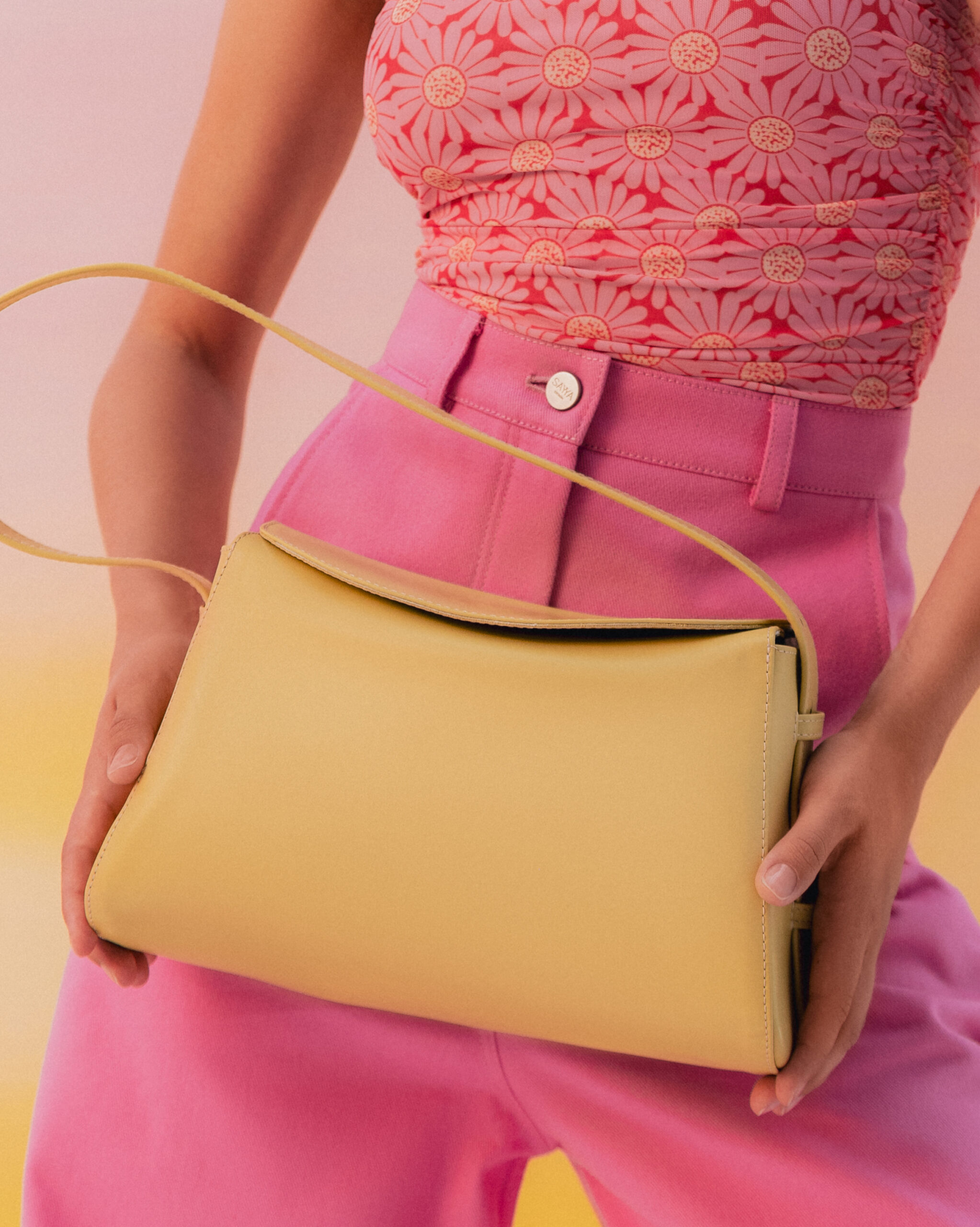 DELIGHT BAG IN LEATHER YELLOW